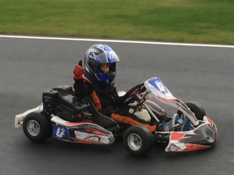 Job in Honda Cadet kart